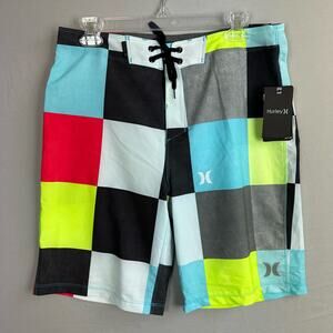 Hurley Phantom Kingsroad Men’s 29 Board Shorts 20” Length Stretch